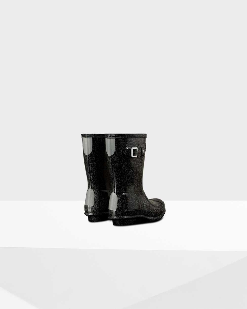 Black Kids' Hunter Original Little Starcloud Wellington Short Rain Boots | LCNK-13846