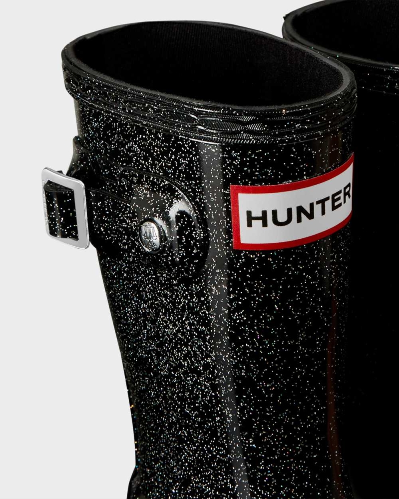 Black Kids' Hunter Original Little Starcloud Wellington Short Rain Boots | LCNK-13846