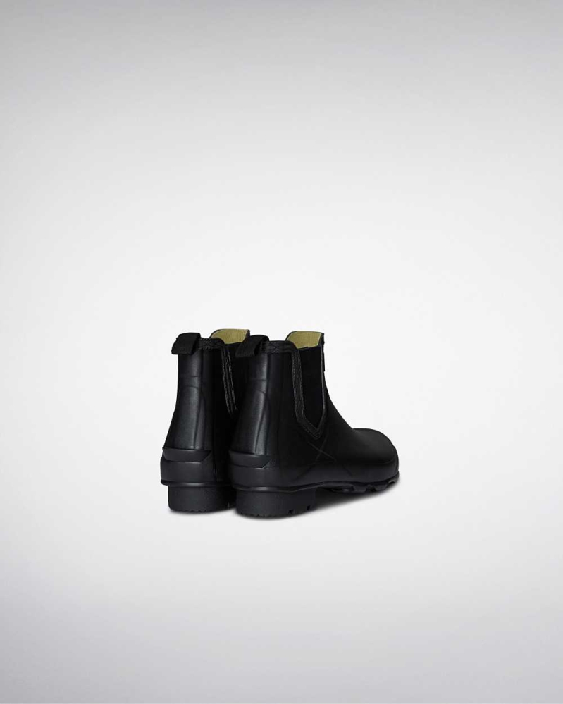 Black Men's Hunter Norris Field Chelsea Boots | YAIM-39402