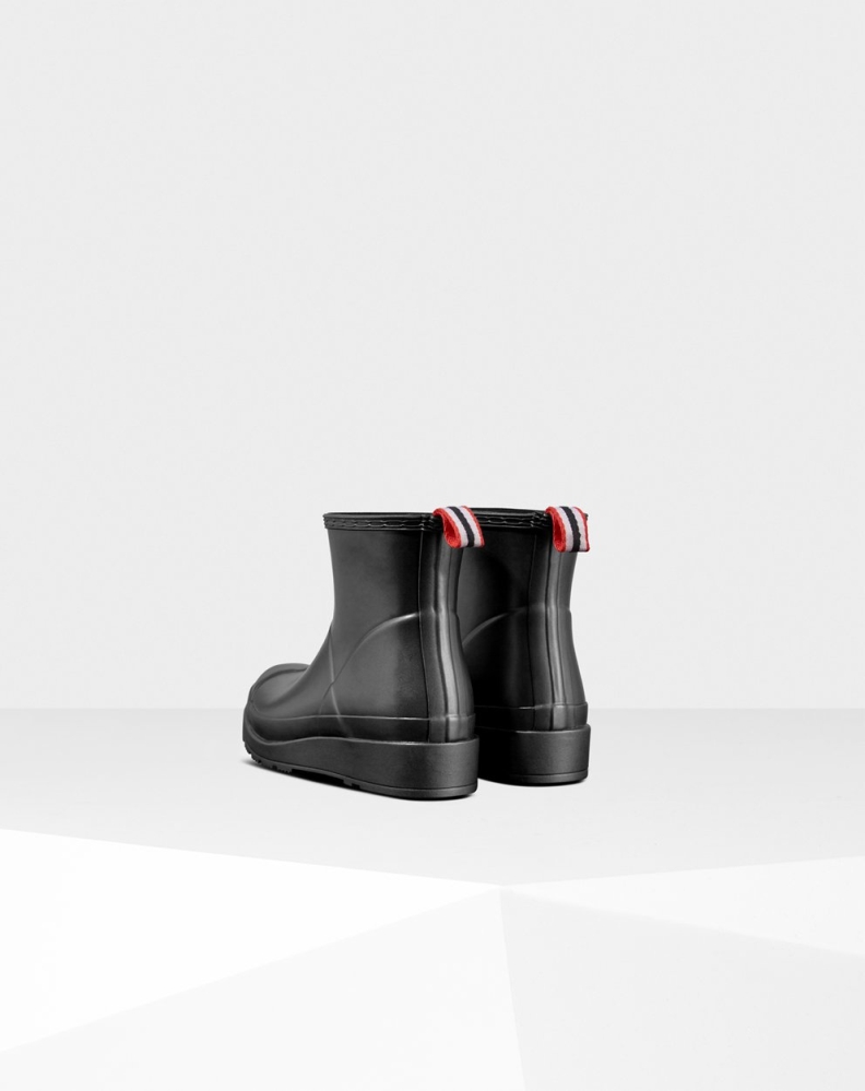 Black Women's Hunter Original Short Pearlized Rain Play Boots | GOQS-75321