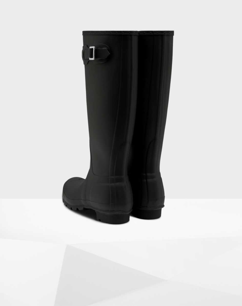 Black Women's Hunter Original Wellington Tall Rain Boots | PTZH-63257