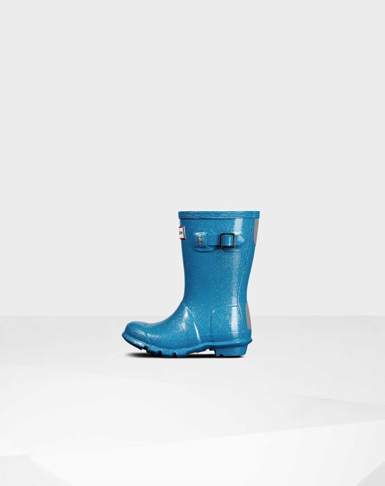 Blue Kids' Hunter Original Little Starcloud Wellington Short Rain Boots | ZSPI-79035