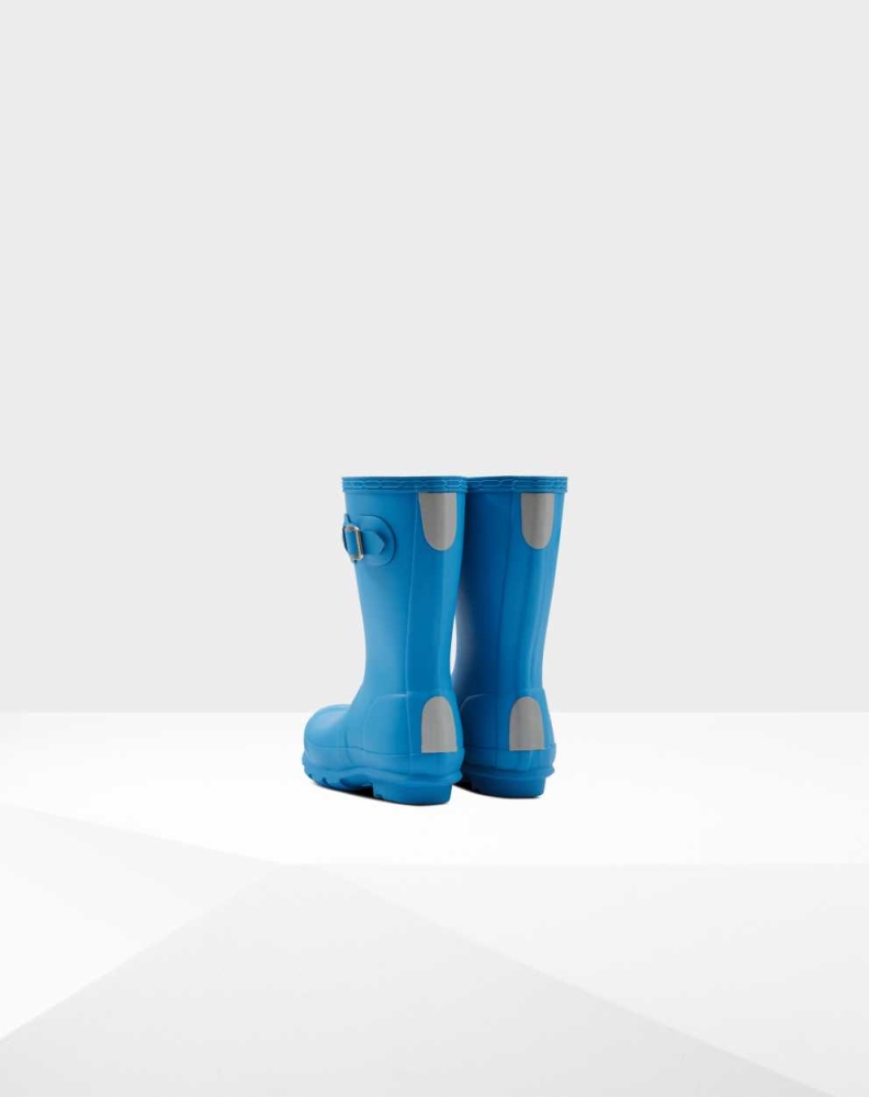 Blue Kids' Hunter Original Little Wellington Short Rain Boots | LNCZ-91284