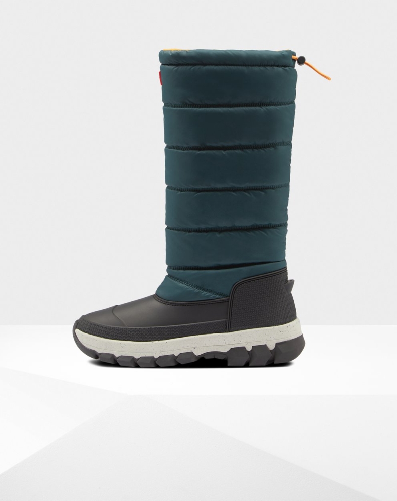 Green Grey Women's Hunter Original Insulated Tall Snow Boots | VXRE-29731