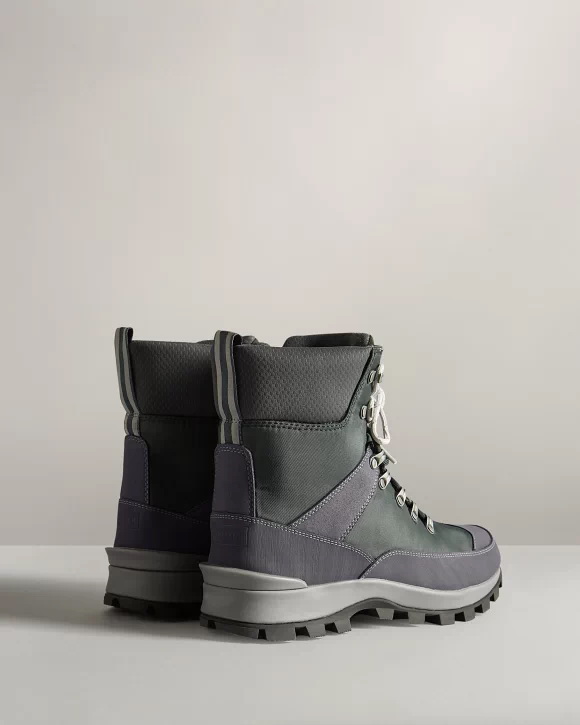 Green Navy Men's Hunter Insulated Recycled Polyester Commando Boots | QHAE-13759