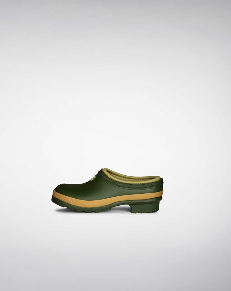 Green Women's Hunter Gardener Technical Clogs | ESKG-19430