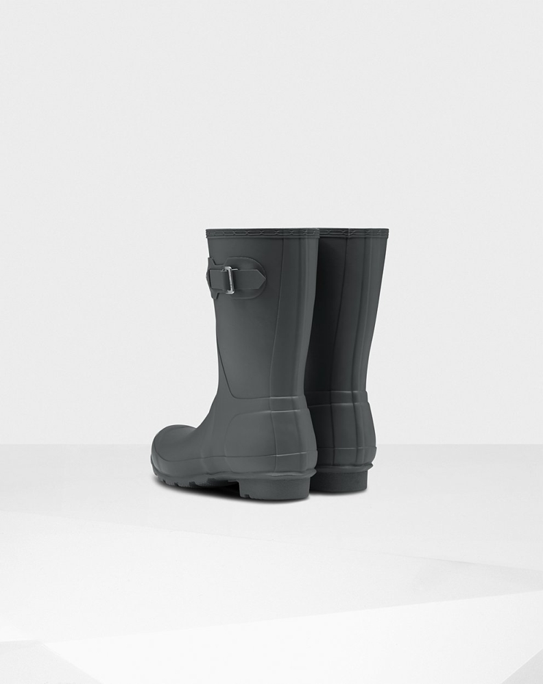 Grey Women's Hunter Original Insulated Short Rain Boots | OTQN-85429