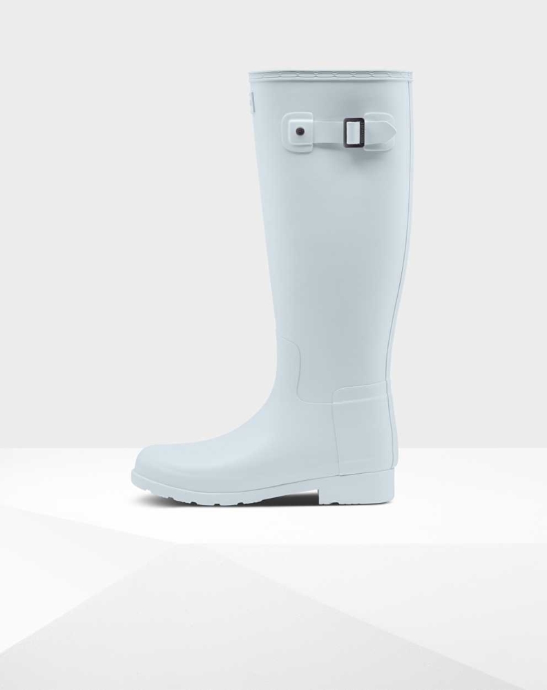 Grey Women's Hunter Original Refined Wellington Tall Rain Boots | MBYG-51692