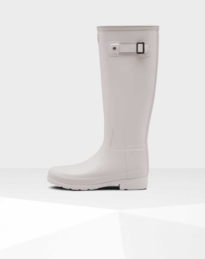 Grey Women's Hunter Original Refined Wellington Tall Rain Boots | XRCP-18025