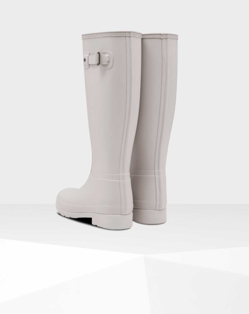 Grey Women's Hunter Original Refined Wellington Tall Rain Boots | XRCP-18025