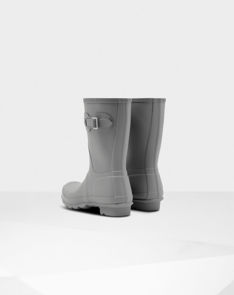 Grey Women's Hunter Original Short Rain Boots | VKQS-50719