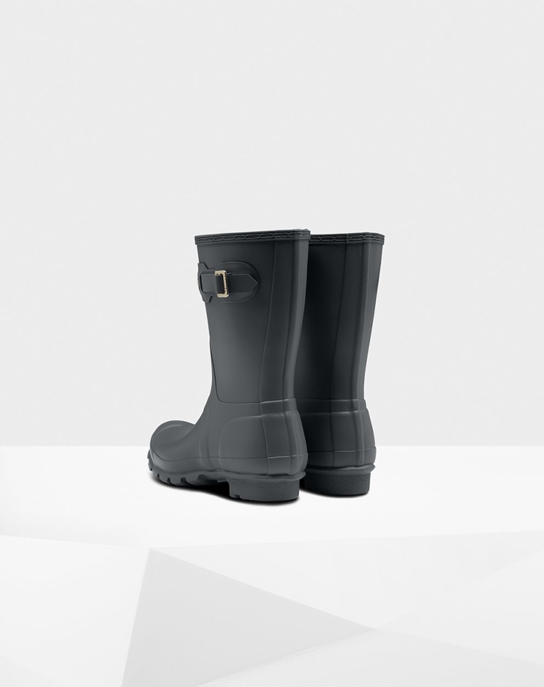 Grey Women's Hunter Original Short Rain Boots | XKIB-42315