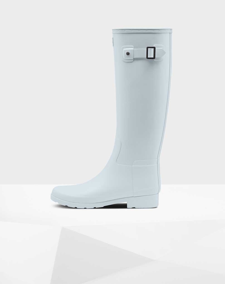 Grey Women's Hunter Refined Slim Fit Wellington Tall Rain Boots | HJEA-18793