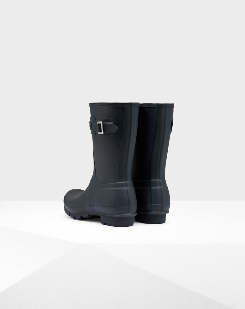 Navy Women's Hunter Original Short Rain Boots | TZEA-05812