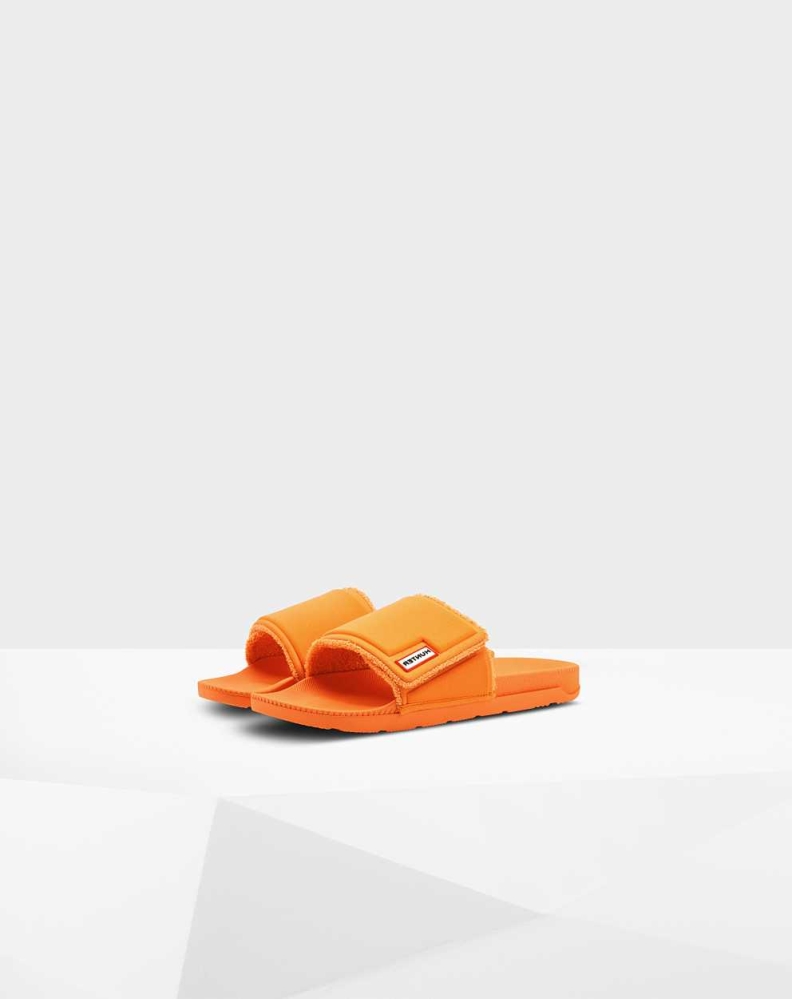 Orange Men's Hunter Original Adjustable Slides | VMNG-69754