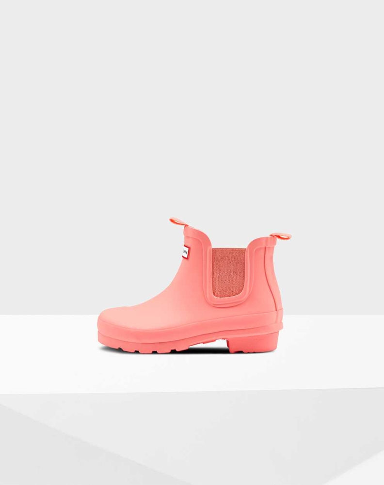 Pink Kids' Hunter Original Big Chelsea Boots | ALMQ-69854