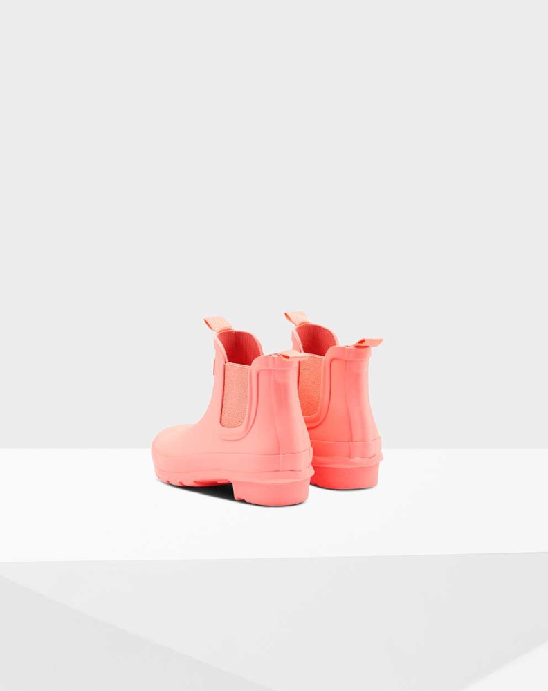 Pink Kids' Hunter Original Big Chelsea Boots | ALMQ-69854