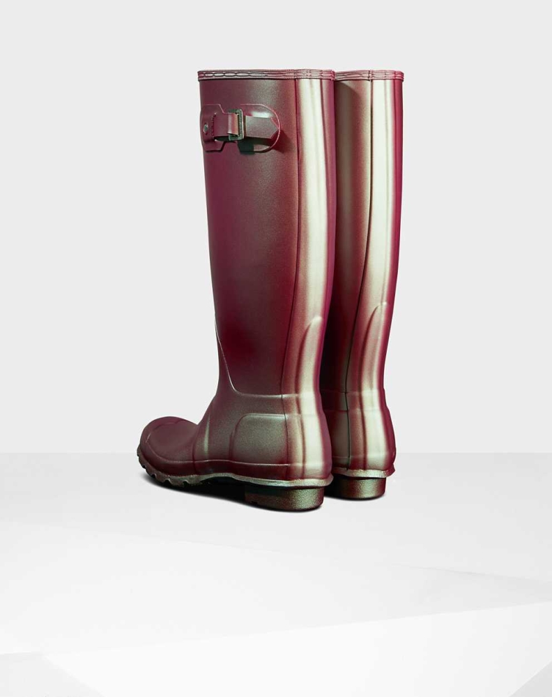 Pink Women's Hunter Original Nebula Wellington Tall Rain Boots | NLGD-71458