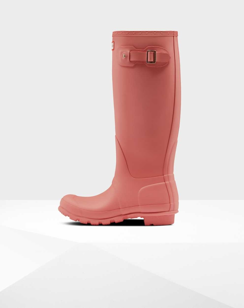 Pink Women's Hunter Original Wellington Tall Rain Boots | BKTP-39541