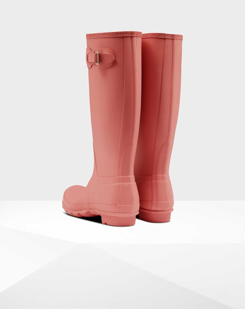 Pink Women's Hunter Original Wellington Tall Rain Boots | BKTP-39541