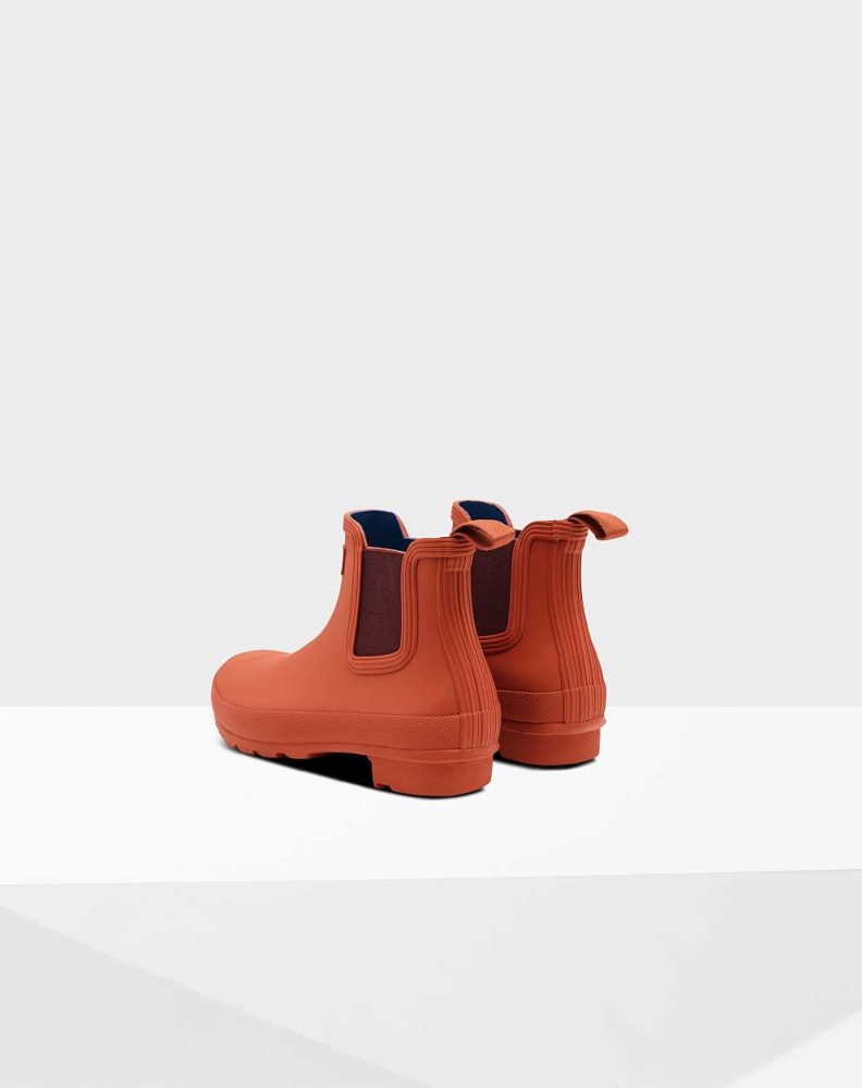 Red Women's Hunter Original Chelsea Boots | ODGQ-91035