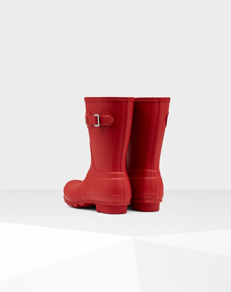 Red Women's Hunter Original Short Rain Boots | FZAW-48163