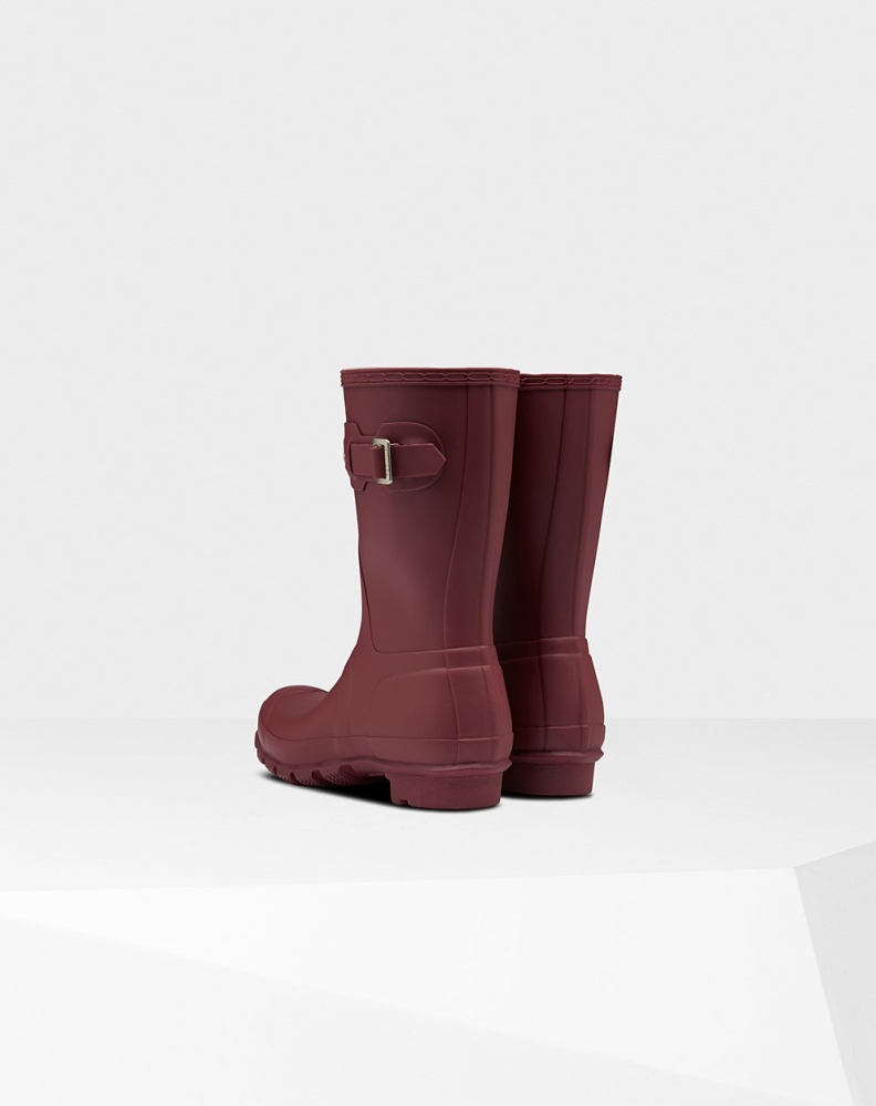 Red Women's Hunter Original Short Rain Boots | RQIJ-79124