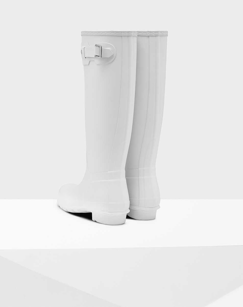 White Women's Hunter Original Wellington Tall Rain Boots | SGHU-98167