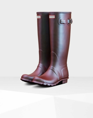 Blue Women's Hunter Original Nebula Wellington Tall Rain Boots | HAPG-45618