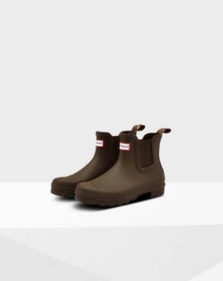 Brown Women's Hunter Original Chelsea Boots | CNUH-47052