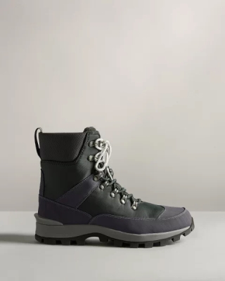 Green Navy Men's Hunter Insulated Recycled Polyester Commando Boots | QHAE-13759