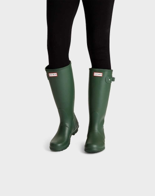 Green Women's Hunter Original Wellington Tall Rain Boots | XILD-83951