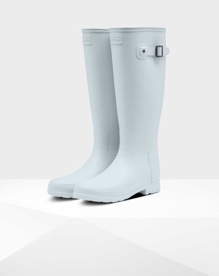 Grey Women's Hunter Original Refined Wellington Tall Rain Boots | MBYG-51692