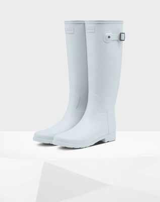 Grey Women's Hunter Refined Slim Fit Wellington Tall Rain Boots | HJEA-18793