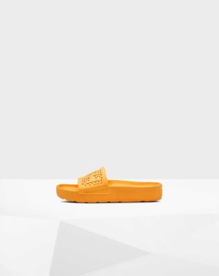 Orange Women's Hunter Original Lightweight Moulded Slides | EPND-92847