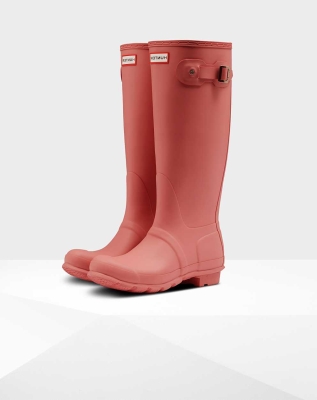 Pink Women's Hunter Original Wellington Tall Rain Boots | BKTP-39541