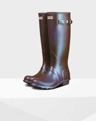 Purple Women's Hunter Original Nebula Wellington Tall Rain Boots | DZAL-63501