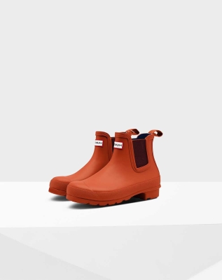 Red Women's Hunter Original Chelsea Boots | ODGQ-91035