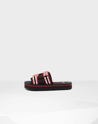 Red Women's Hunter Original Flatform Beach Slides | ECHI-36412