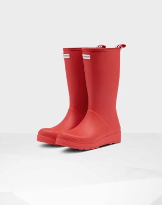 Red Women's Hunter Original Play Wellington Tall Rain Boots | PVOY-10632